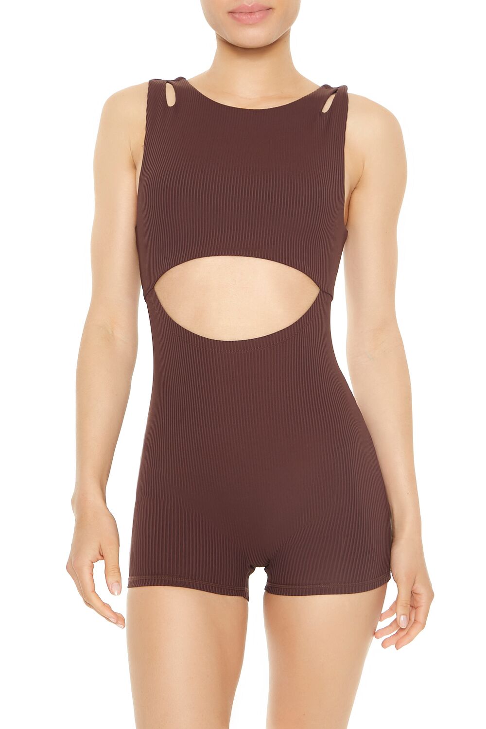 Active Uplift Lift Cutout Romper-Feelings Star