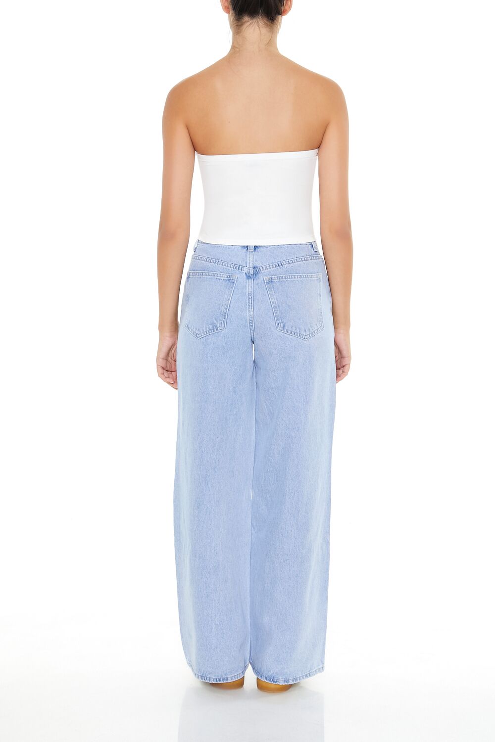 Star Patchwork High-Rise Jeans-Feelings Star