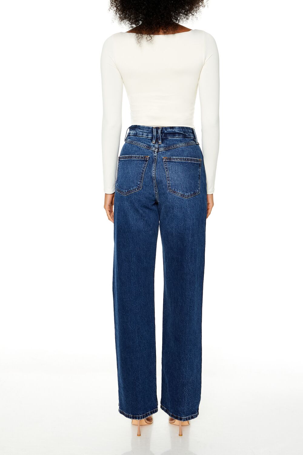 Curvy 90s-Fit Wide-Leg Jeans-Feelings Star