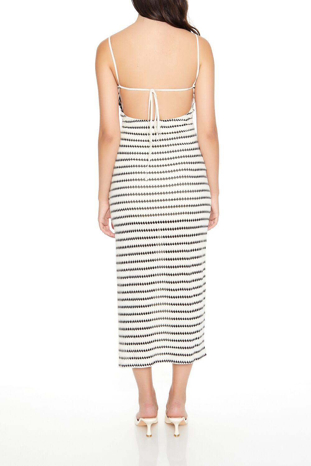 Striped Bodycon Cami Maxi Dress-Feelings Star