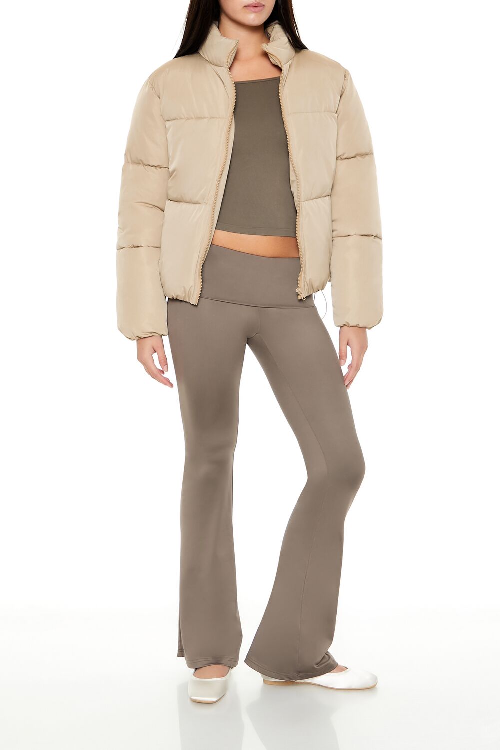 Channel-Stitched Puffer Jacket-Feelings Star