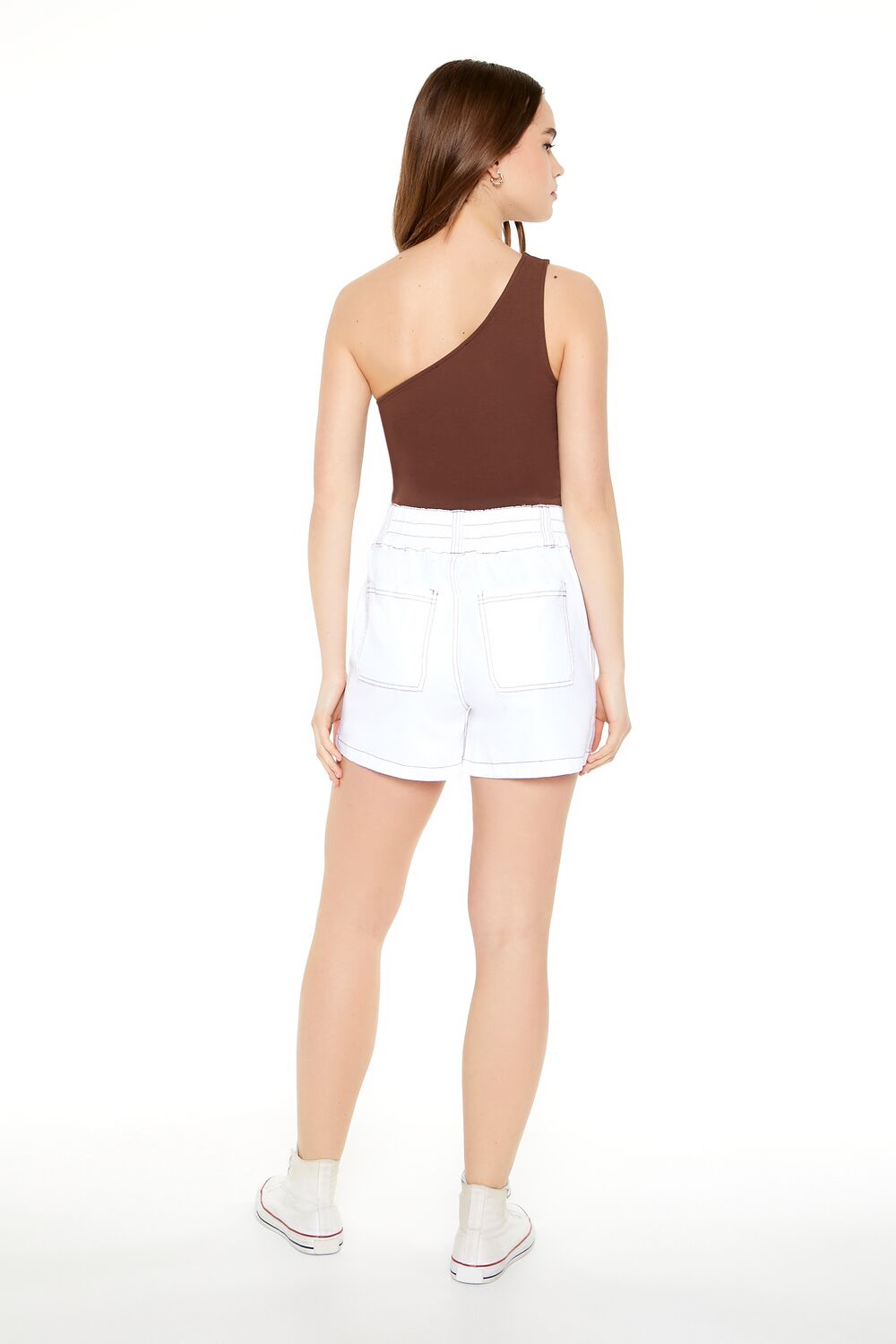 Twill Trouser Shorts-Feelings Star