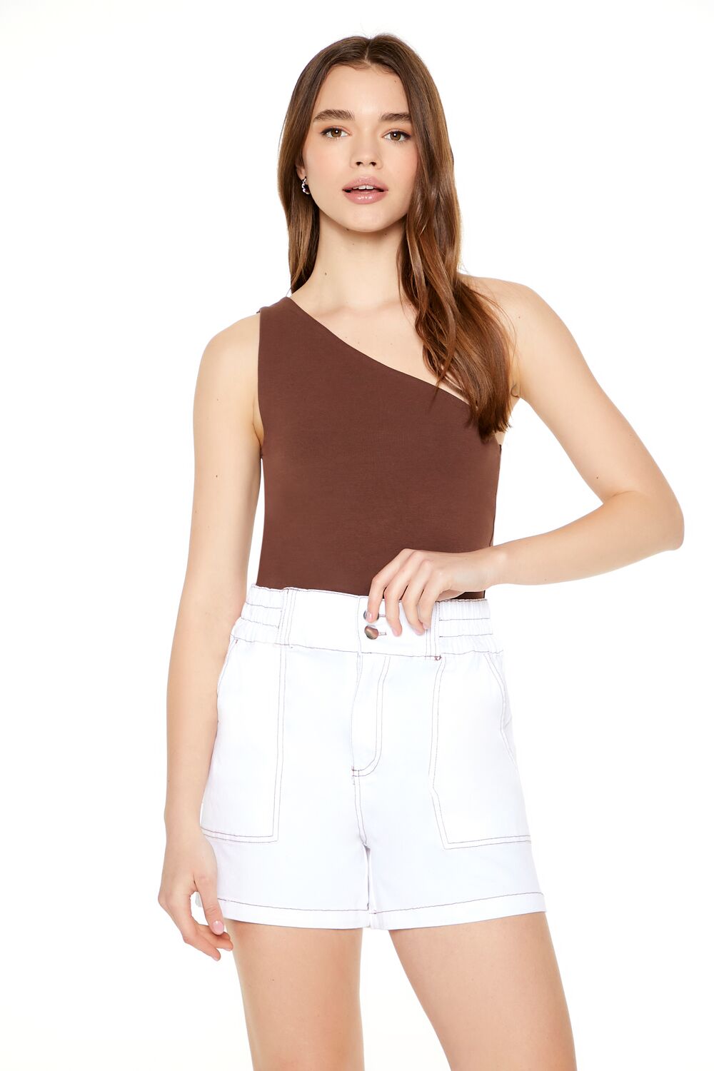 Twill Trouser Shorts-Feelings Star