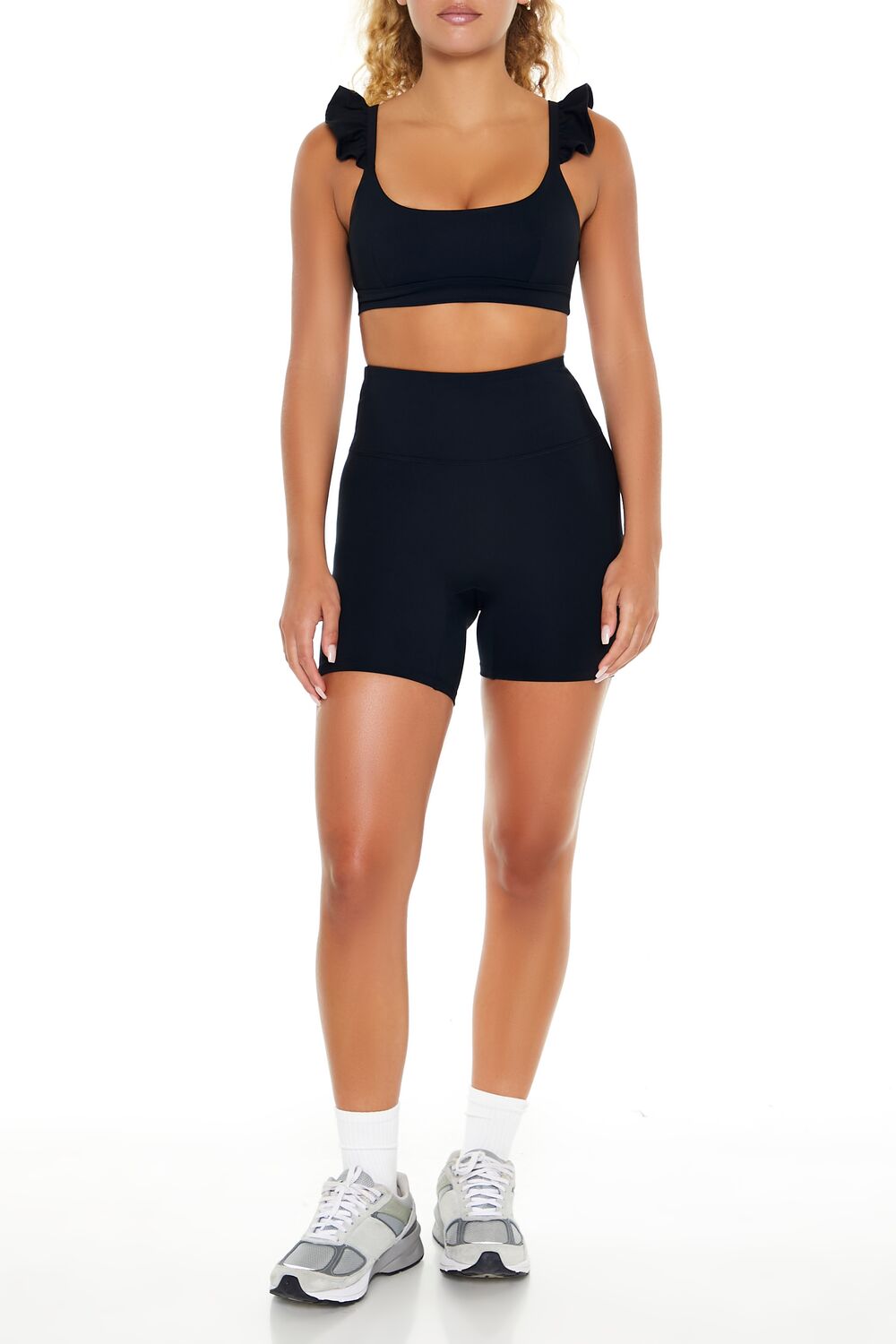 Active Uplift Scrunch Biker Shorts-Feelings Star