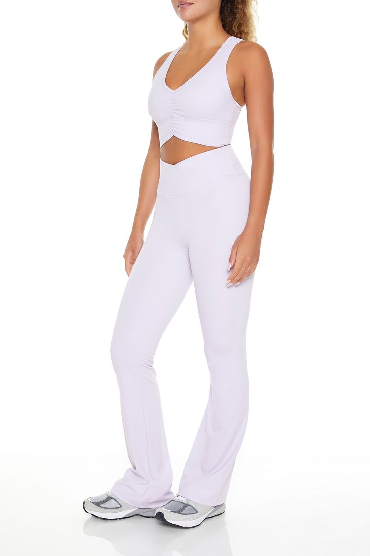 Active Uplift Scrunch Flare Leggings-Feelings Star