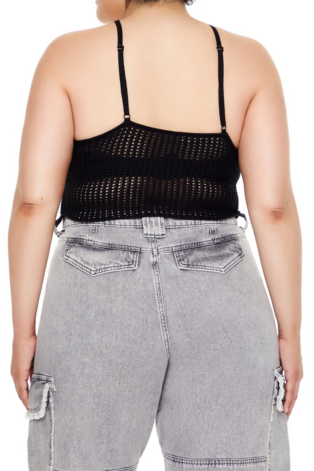 Plus Size O-Ring Sweater-Knit Cami-Feelings Star