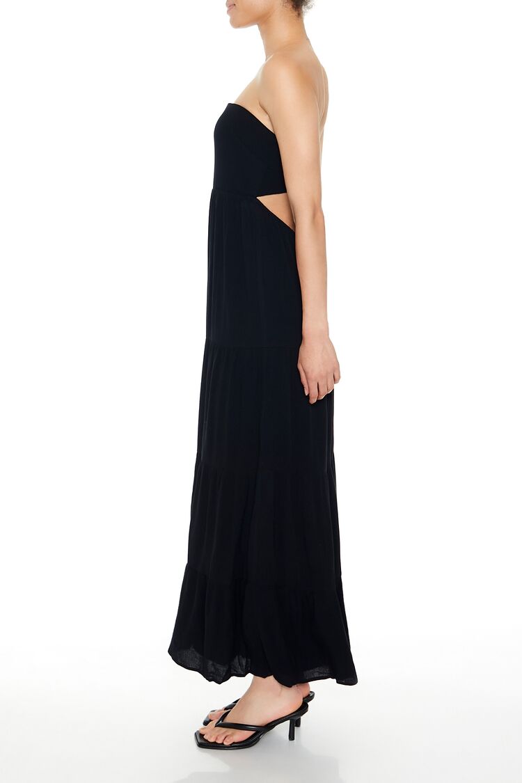 Strapless Tie-Back Maxi Dress-Feelings Star