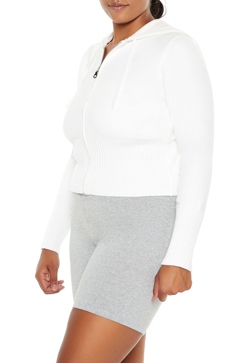 Plus Size California Zip-Up Sweater-Feelings Star