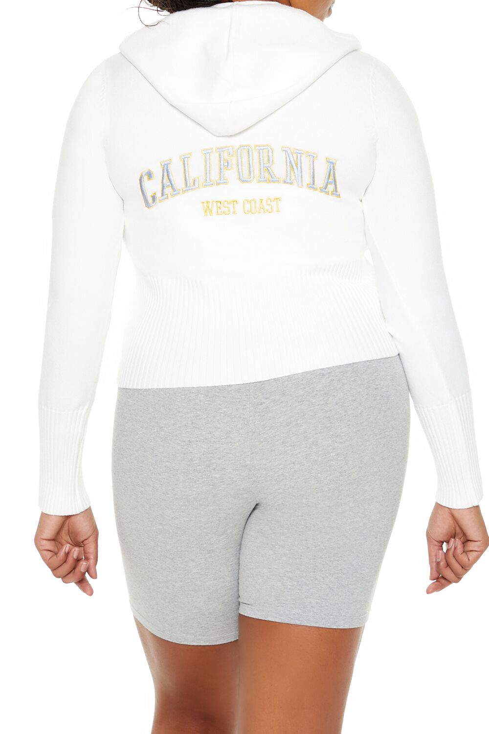 Plus Size California Zip-Up Sweater-Feelings Star