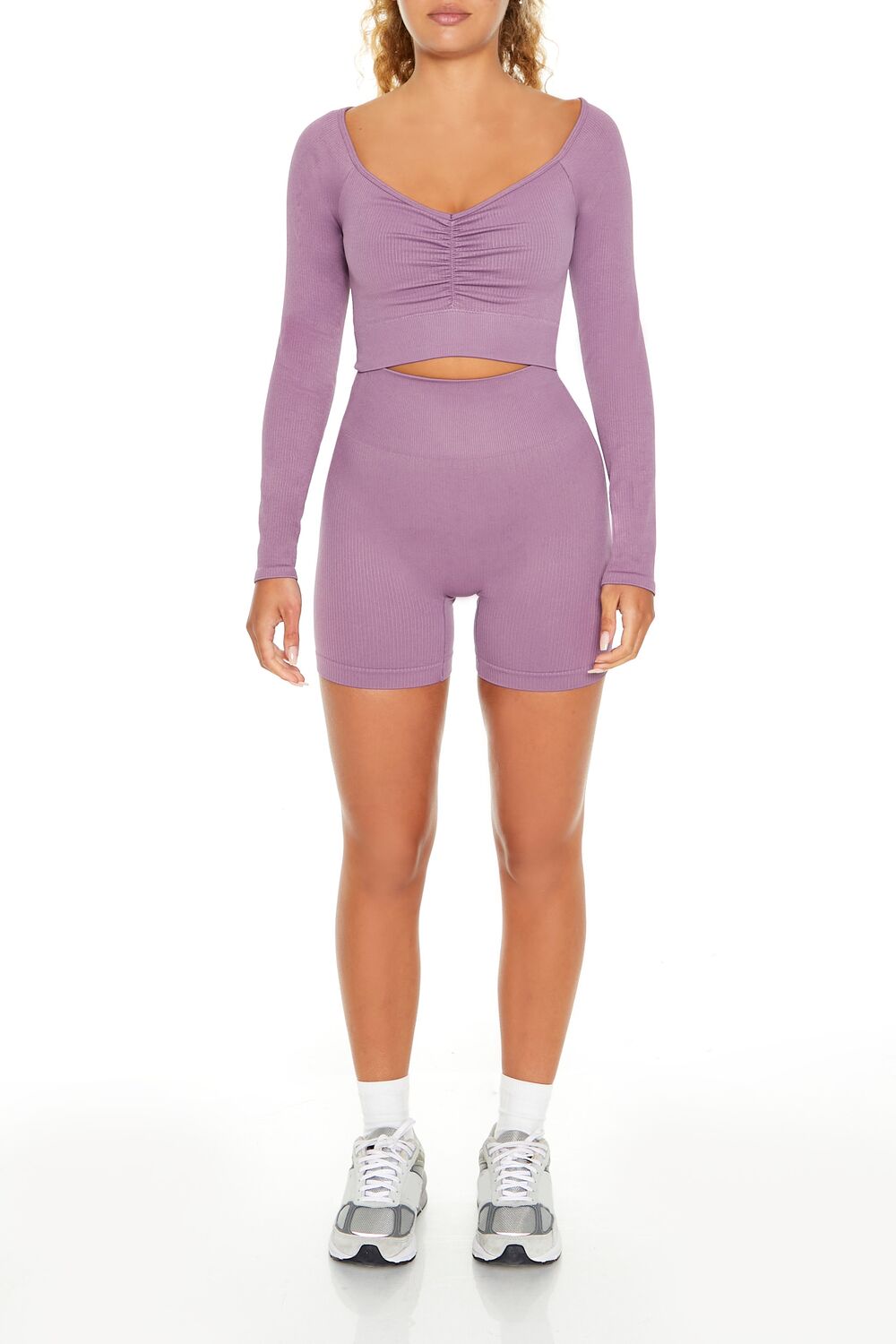 Active Uplift Scrunch Seamless Biker Shorts-Feelings Star