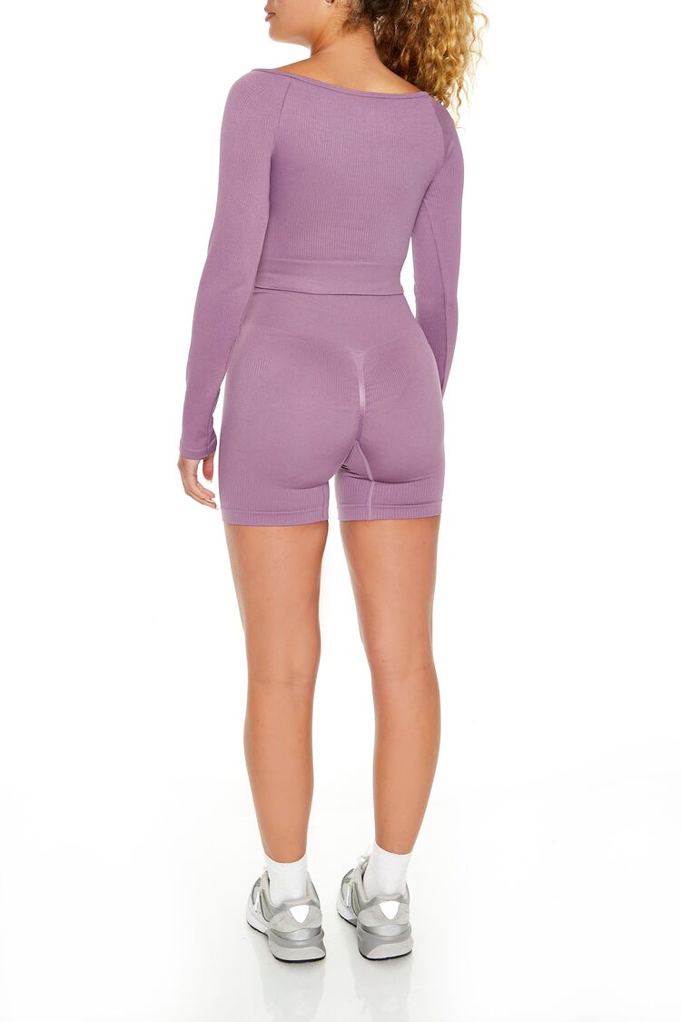 Active Uplift Scrunch Seamless Biker Shorts-Feelings Star