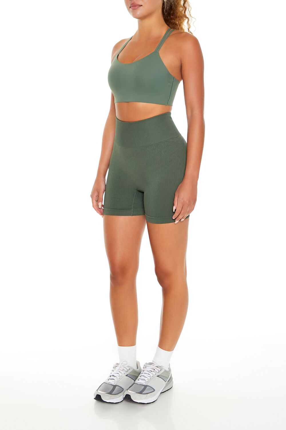 Active Uplift Scrunch Seamless Biker Shorts-Feelings Star