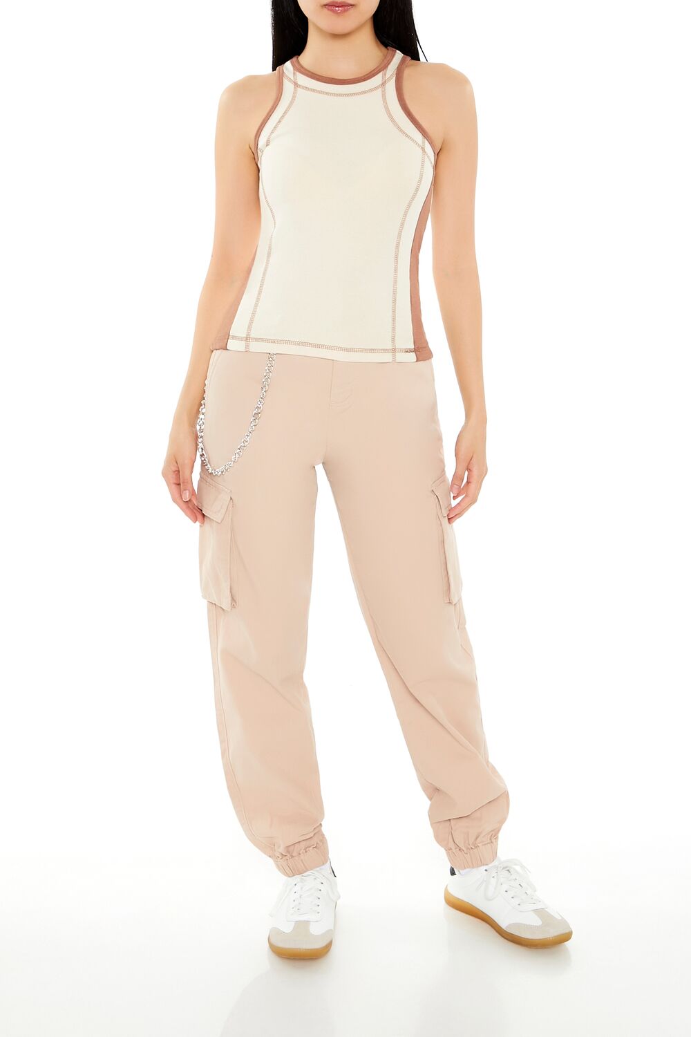 Two-Tone Tank Top-Feelings Star