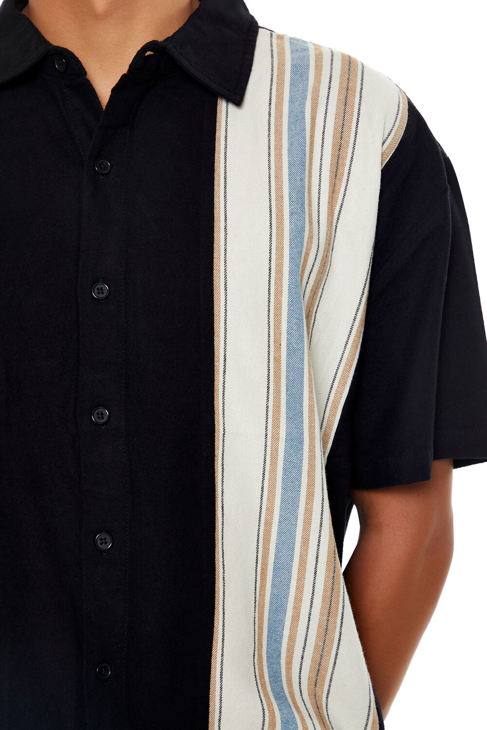 Striped Cotton Shirt-Feelings Star