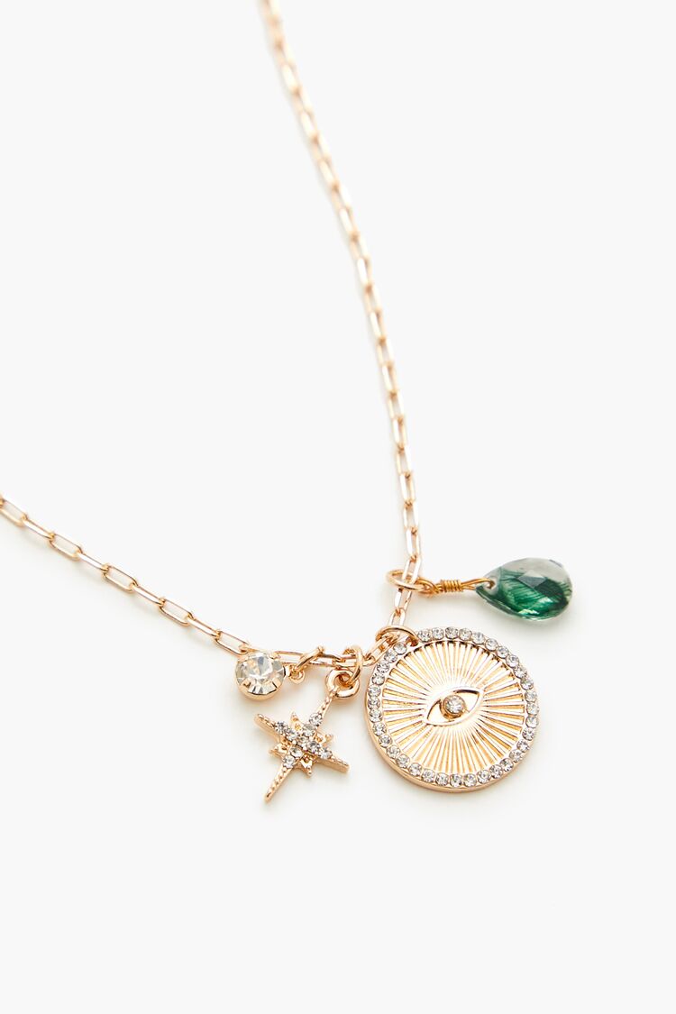 Assorted Eye Charm Necklace-Feelings Star
