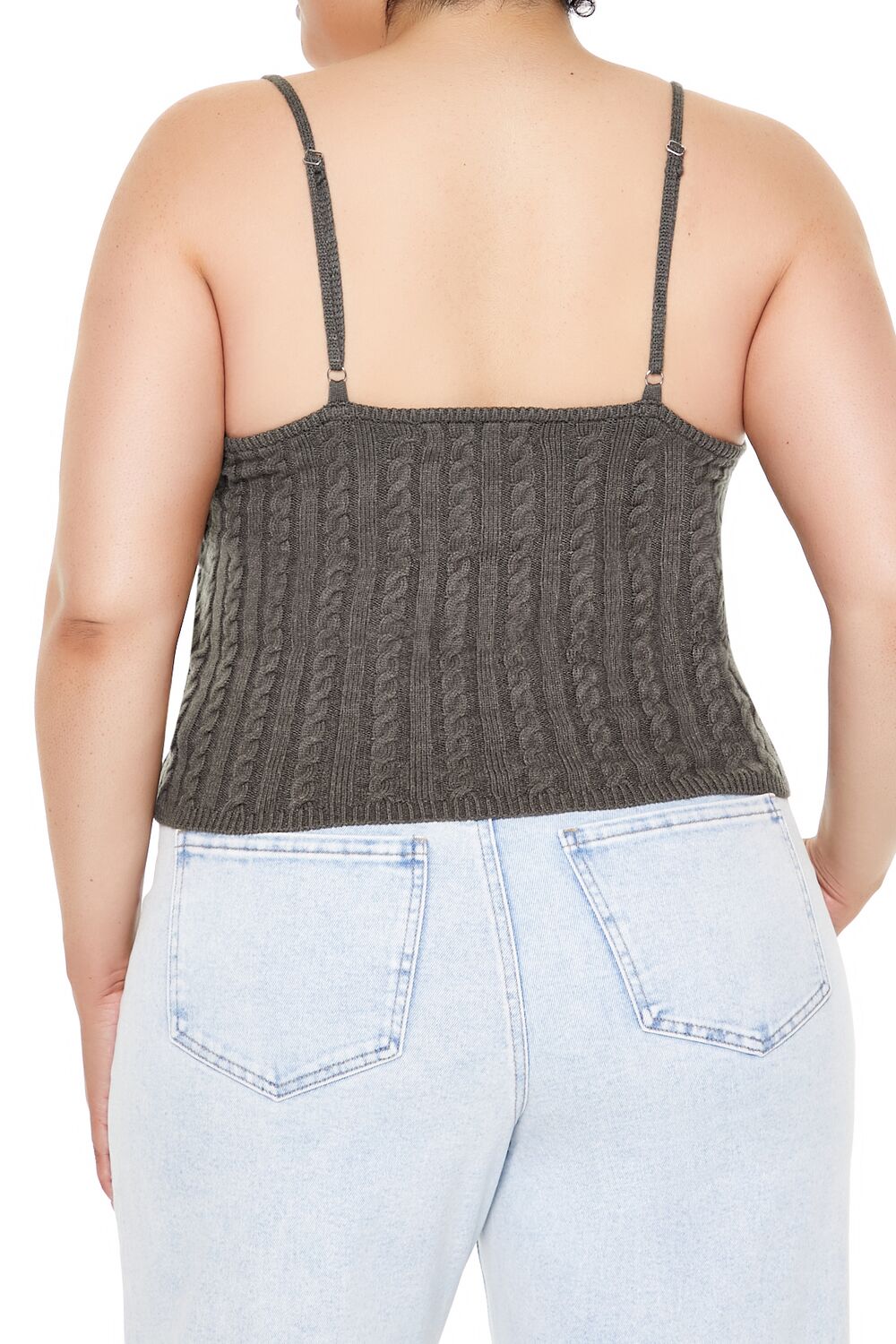 Plus Size Sweater-Knit Cami-Feelings Star