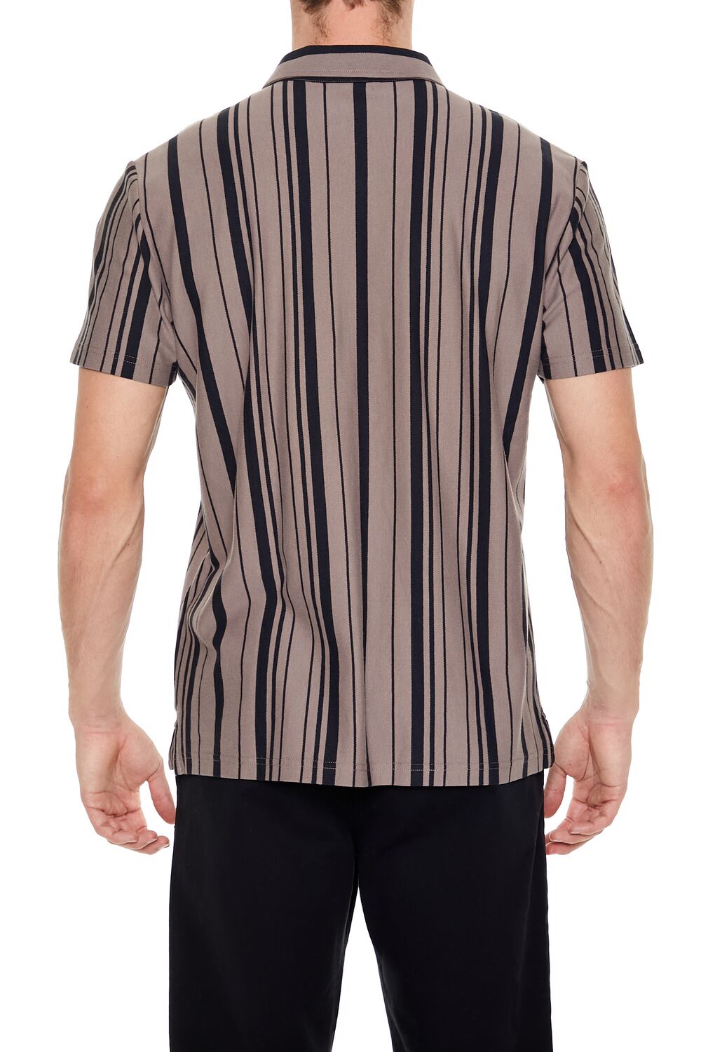 Striped Polo Shirt-Feelings Star