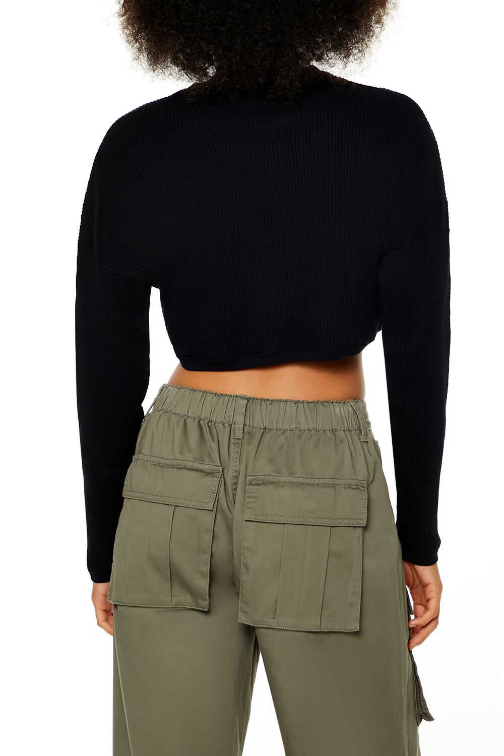 Thermal Crop Top-Feelings Star