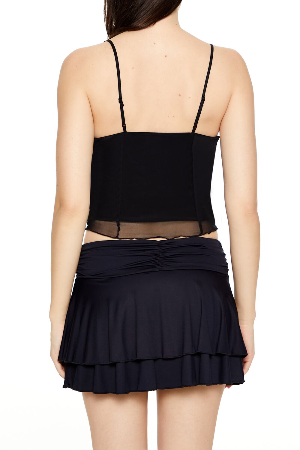 Bustier Bow Lace-Trim Cami-Feelings Star