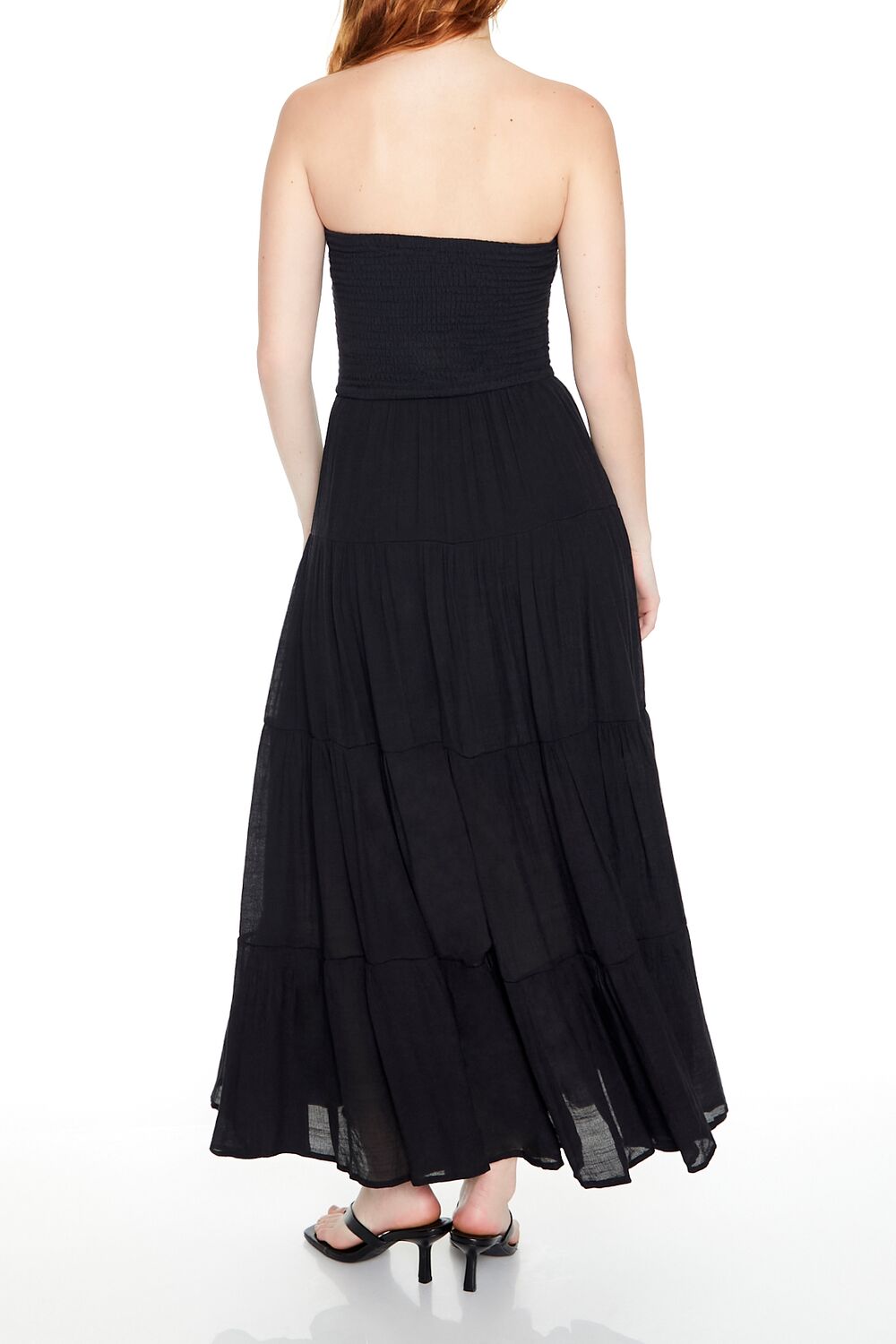Tiered Strapless Maxi Dress-Feelings Star