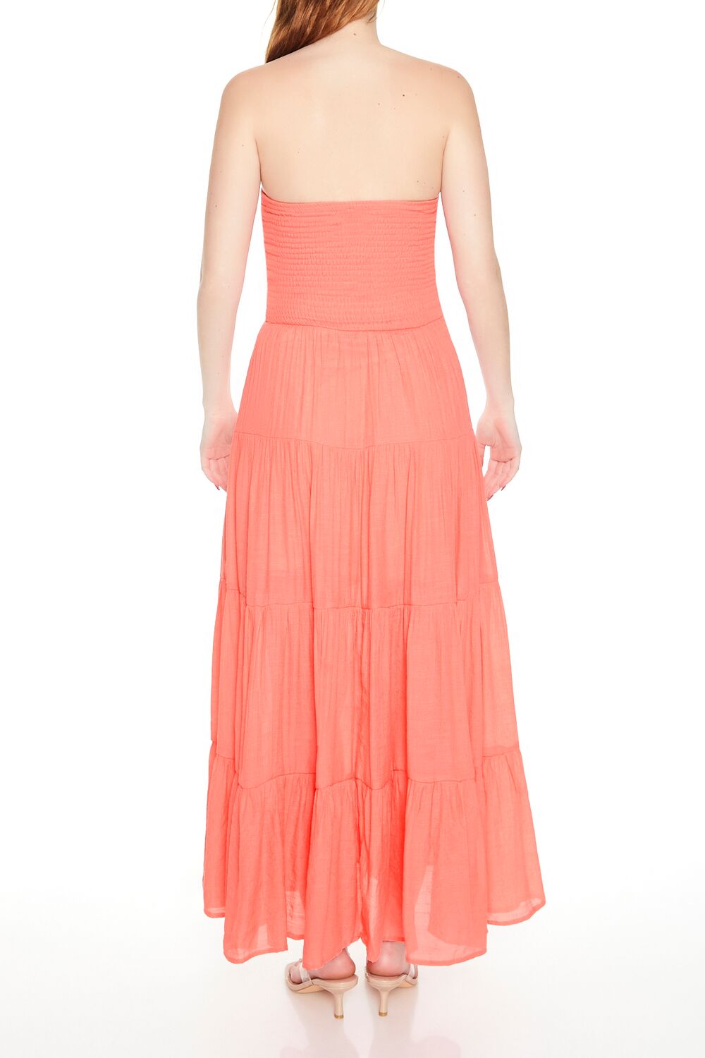 Tiered Strapless Maxi Dress-Feelings Star