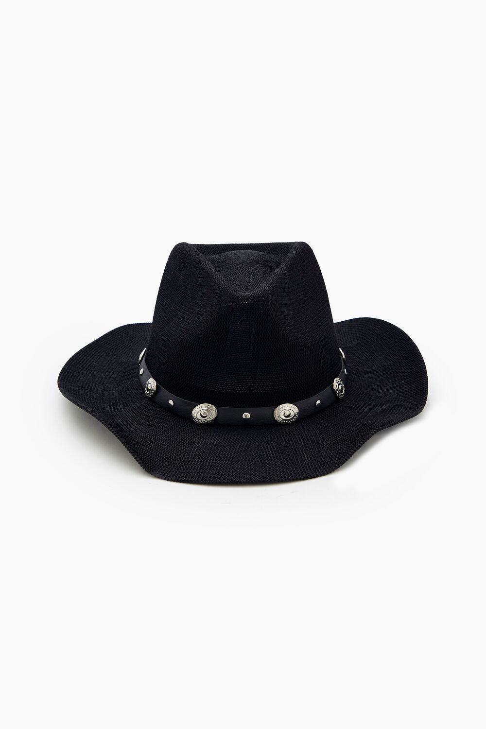 Studded Straw Cowboy Hat-Feelings Star