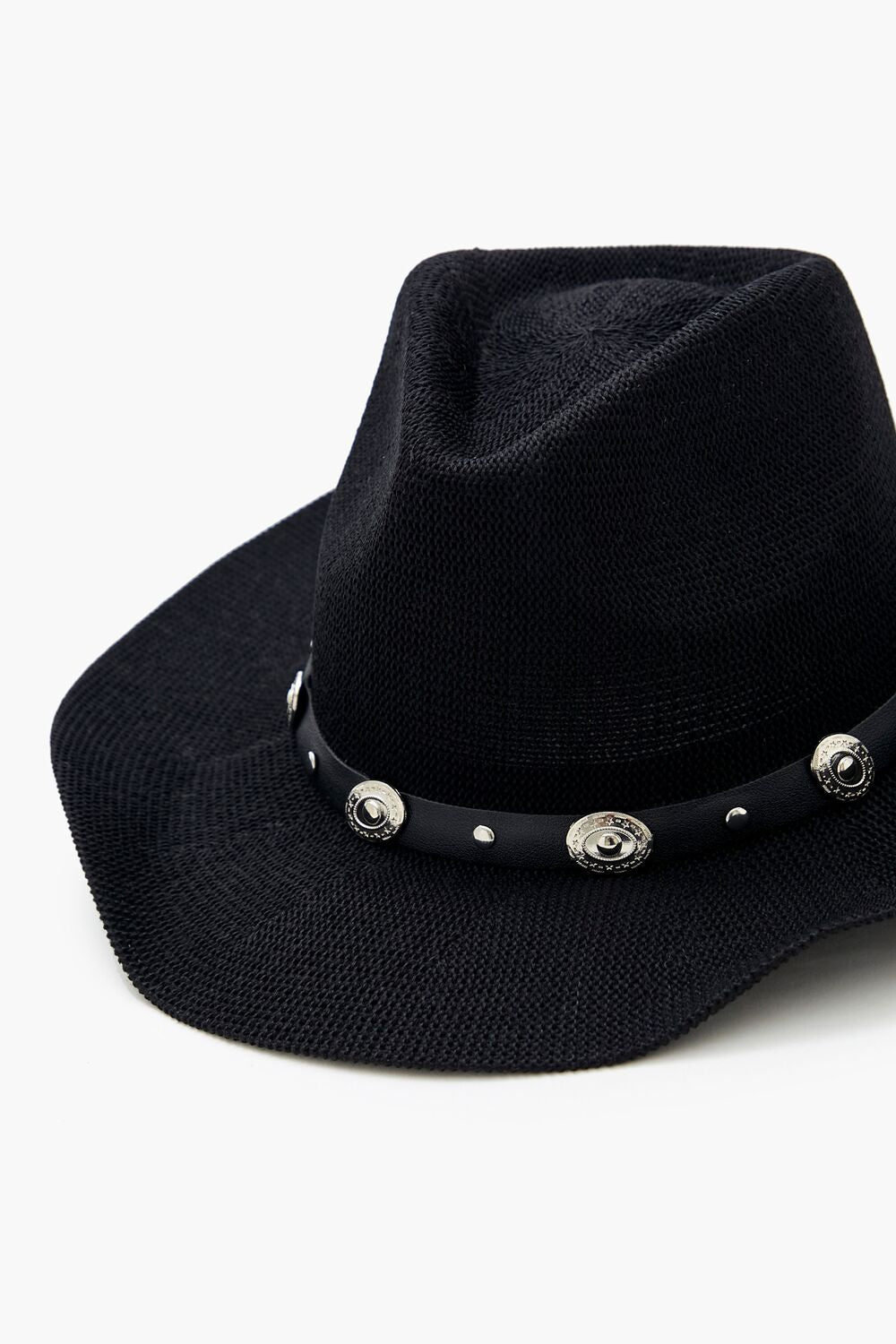 Studded Straw Cowboy Hat-Feelings Star