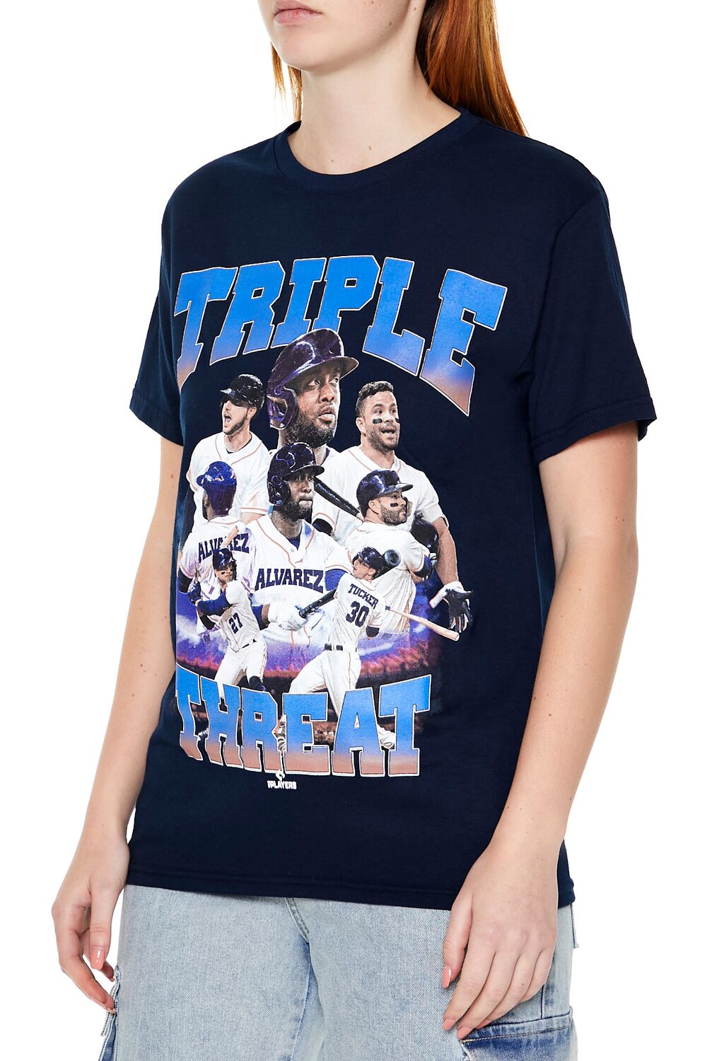 Triple Threat MLB Graphic Tee-Feelings Star