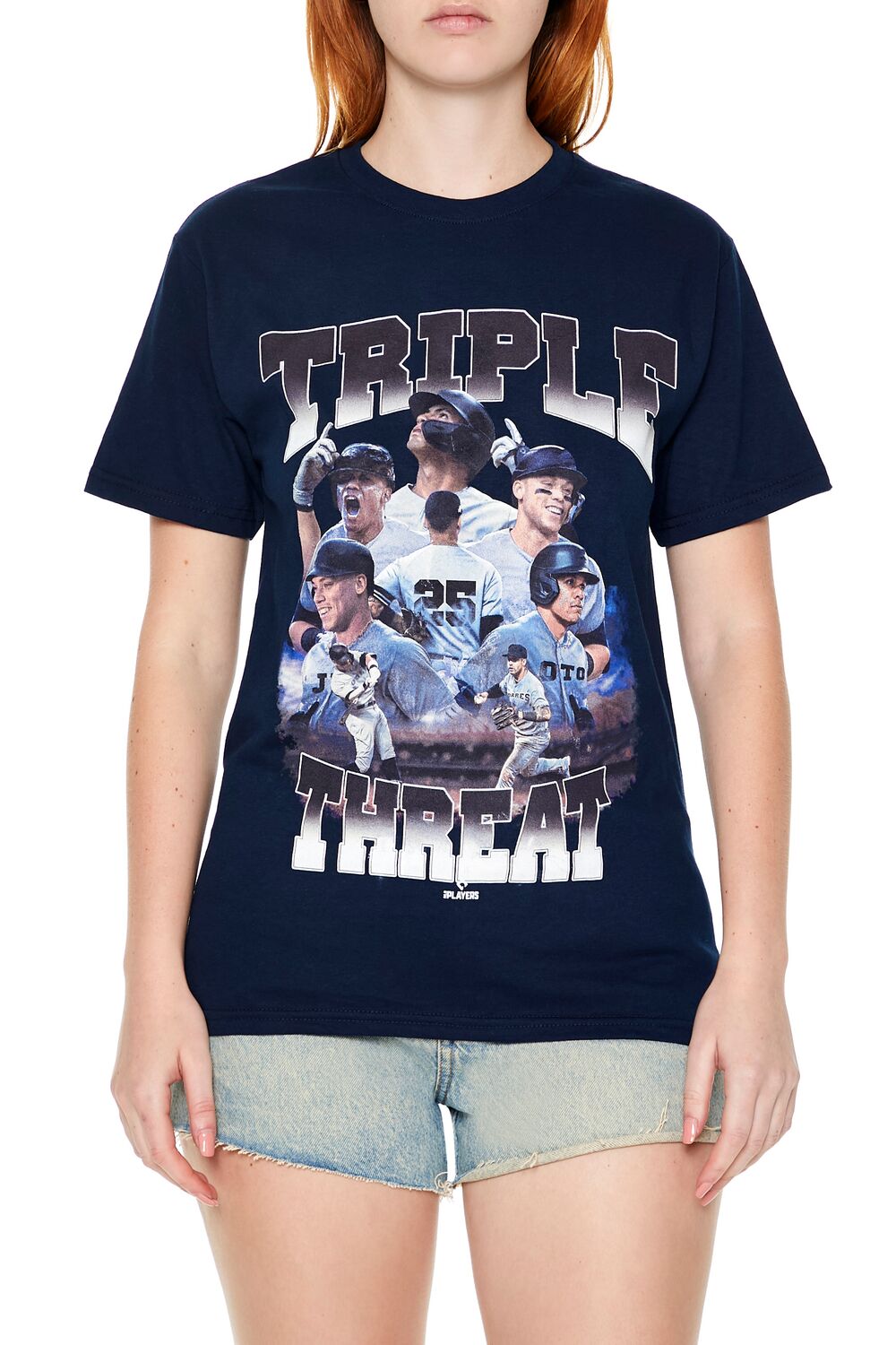 Triple Threat MLB Graphic Tee-Feelings Star