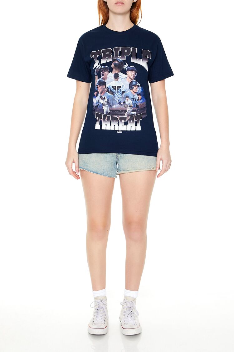 Triple Threat MLB Graphic Tee-Feelings Star