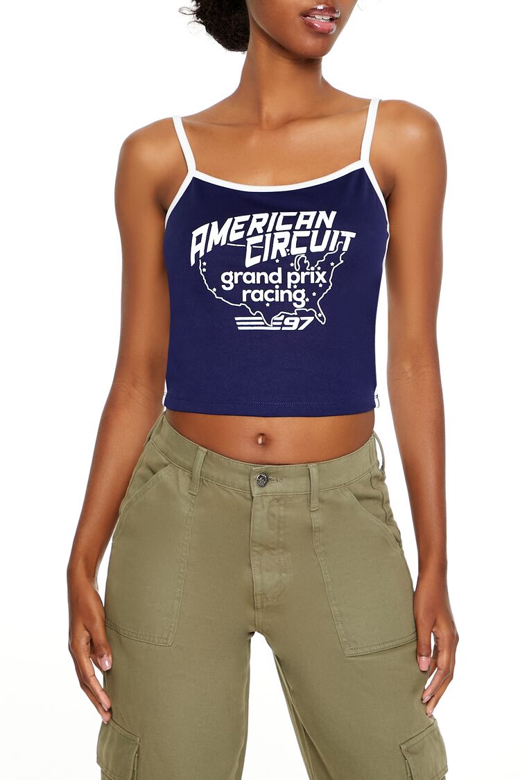 American Circuit Cropped Cami-Feelings Star