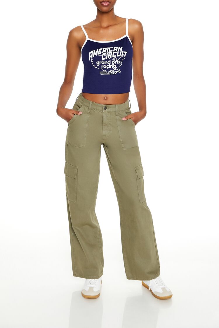 American Circuit Cropped Cami-Feelings Star