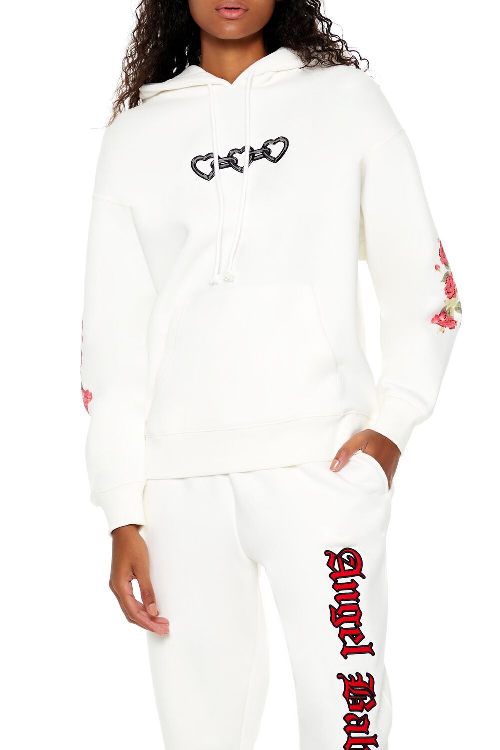 Angel Heart Chain Hoodie-Feelings Star