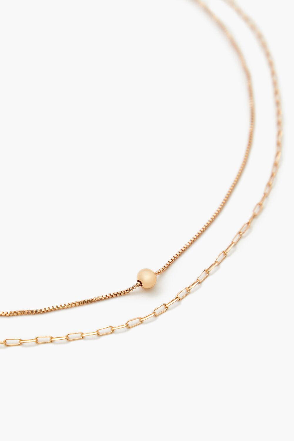 Box & Anchor Chain Necklace Set-Feelings Star