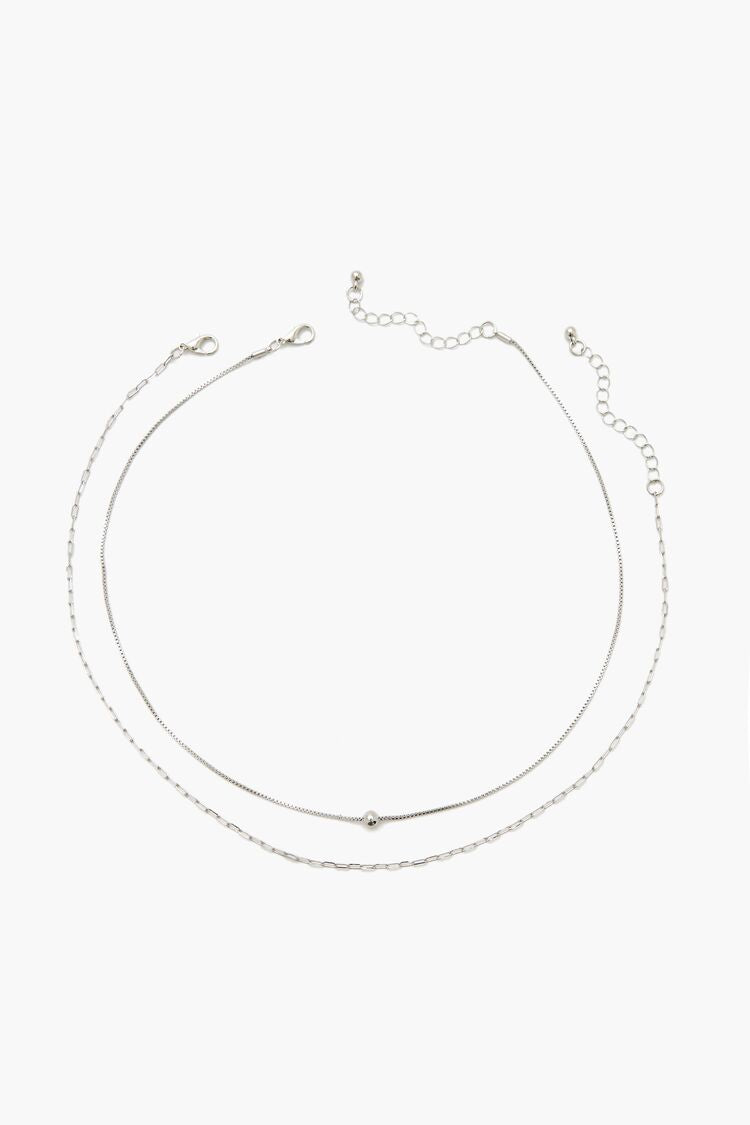 Box & Anchor Chain Necklace Set-Feelings Star