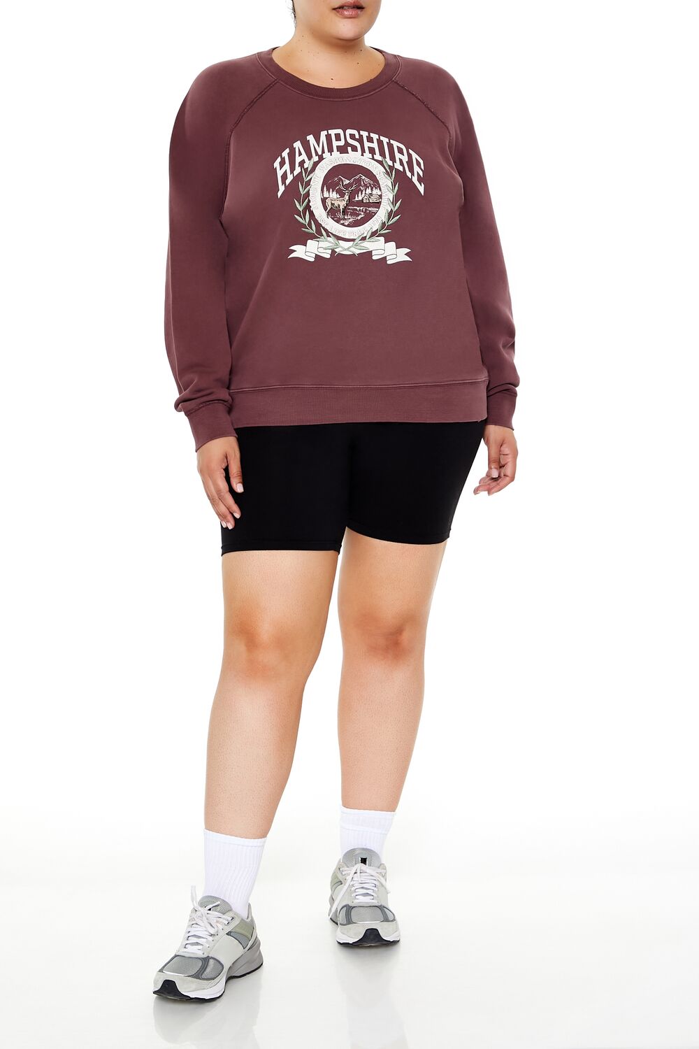 Plus Size Hampshire Fleece Pullover-Feelings Star