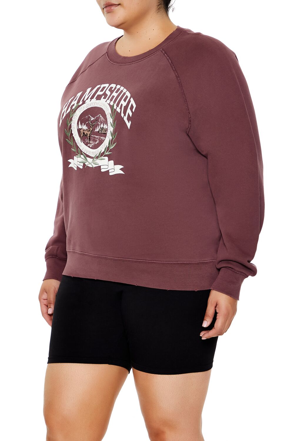 Plus Size Hampshire Fleece Pullover-Feelings Star