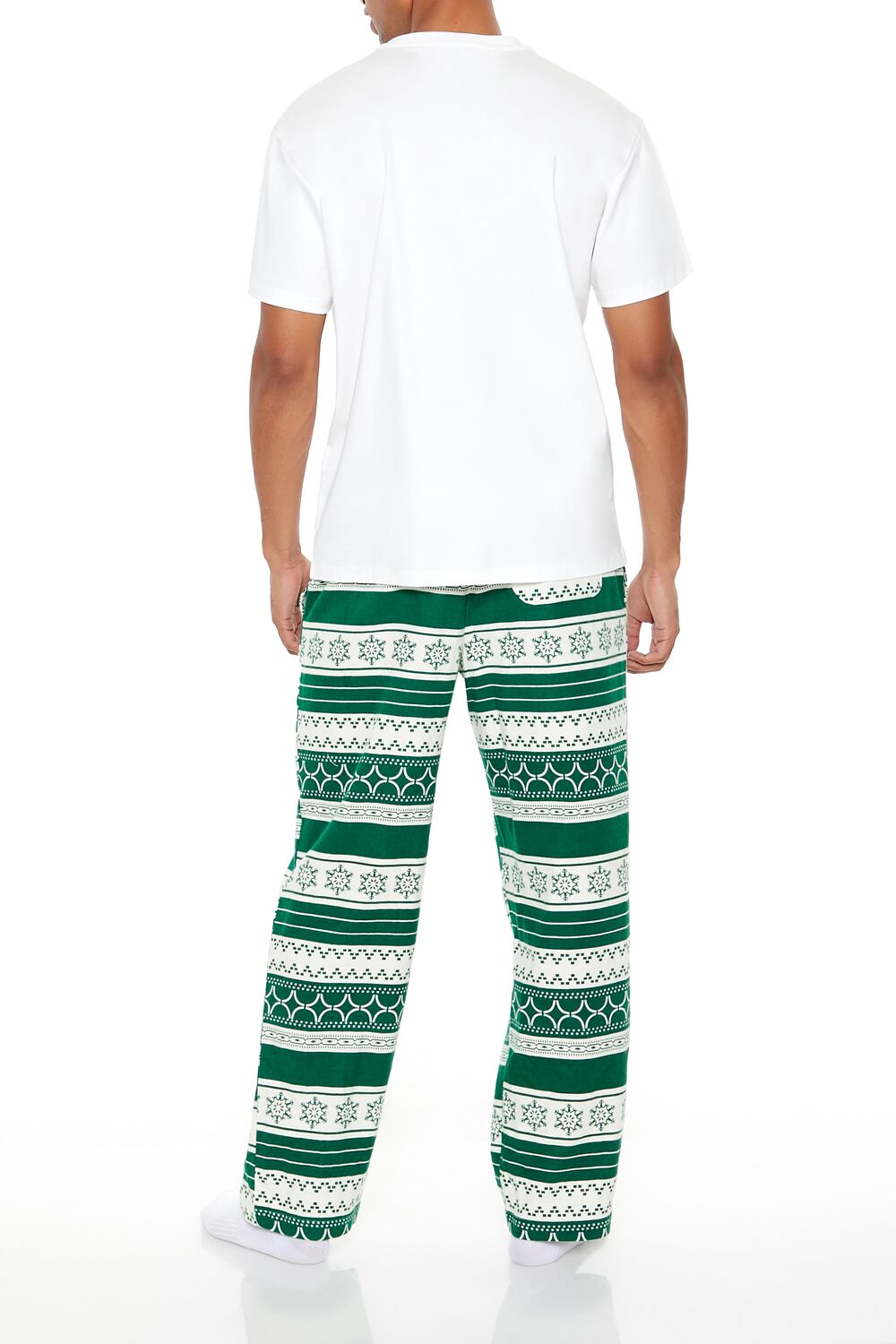 Flannel Fair Isle Pajama Pants-Feelings Star