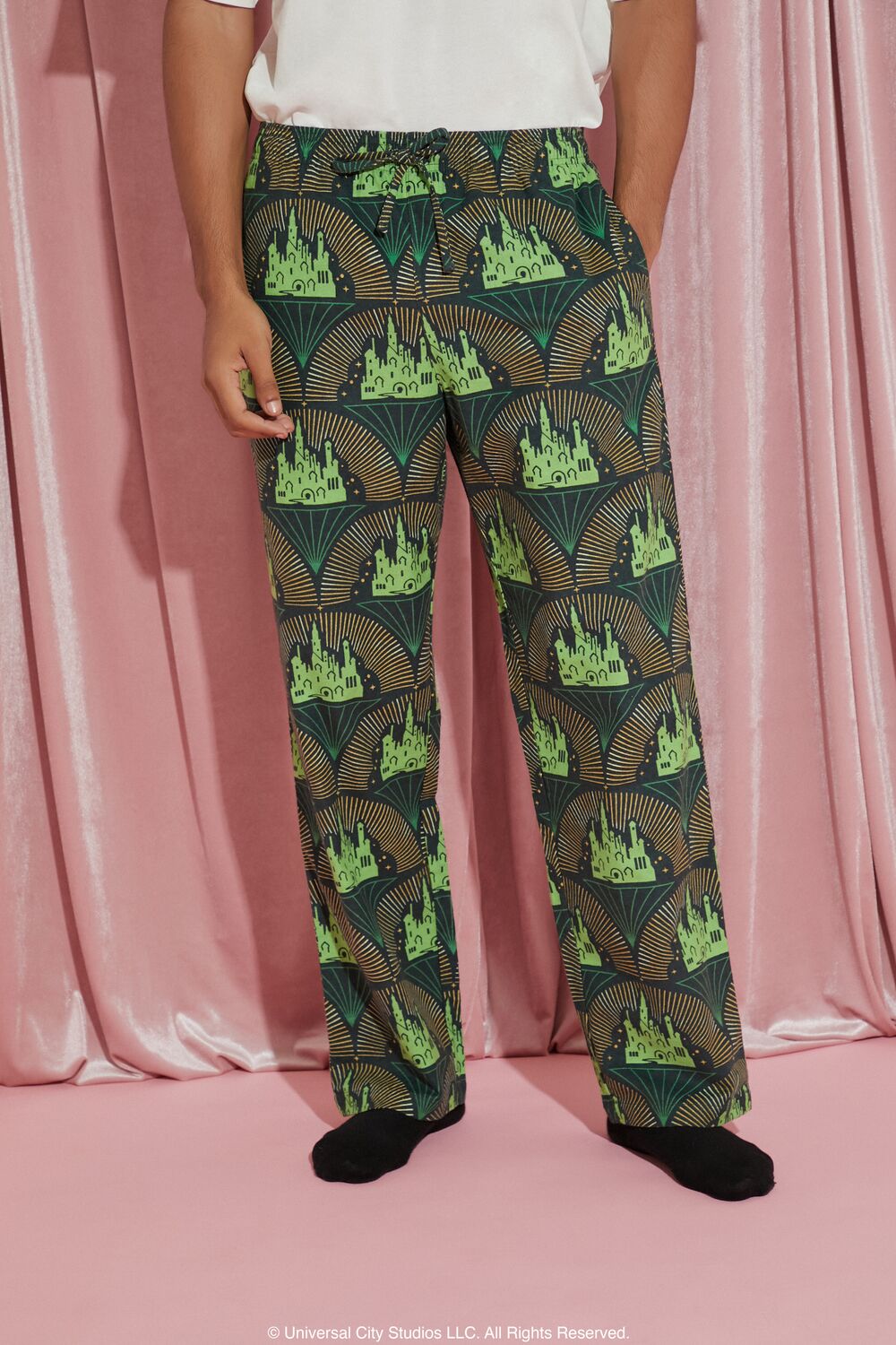Wicked Emerald City Pajama Pants-Feelings Star