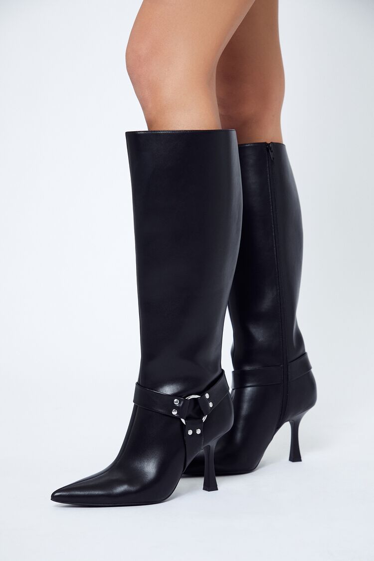 Stiletto Knee-High Boots-Feelings Star