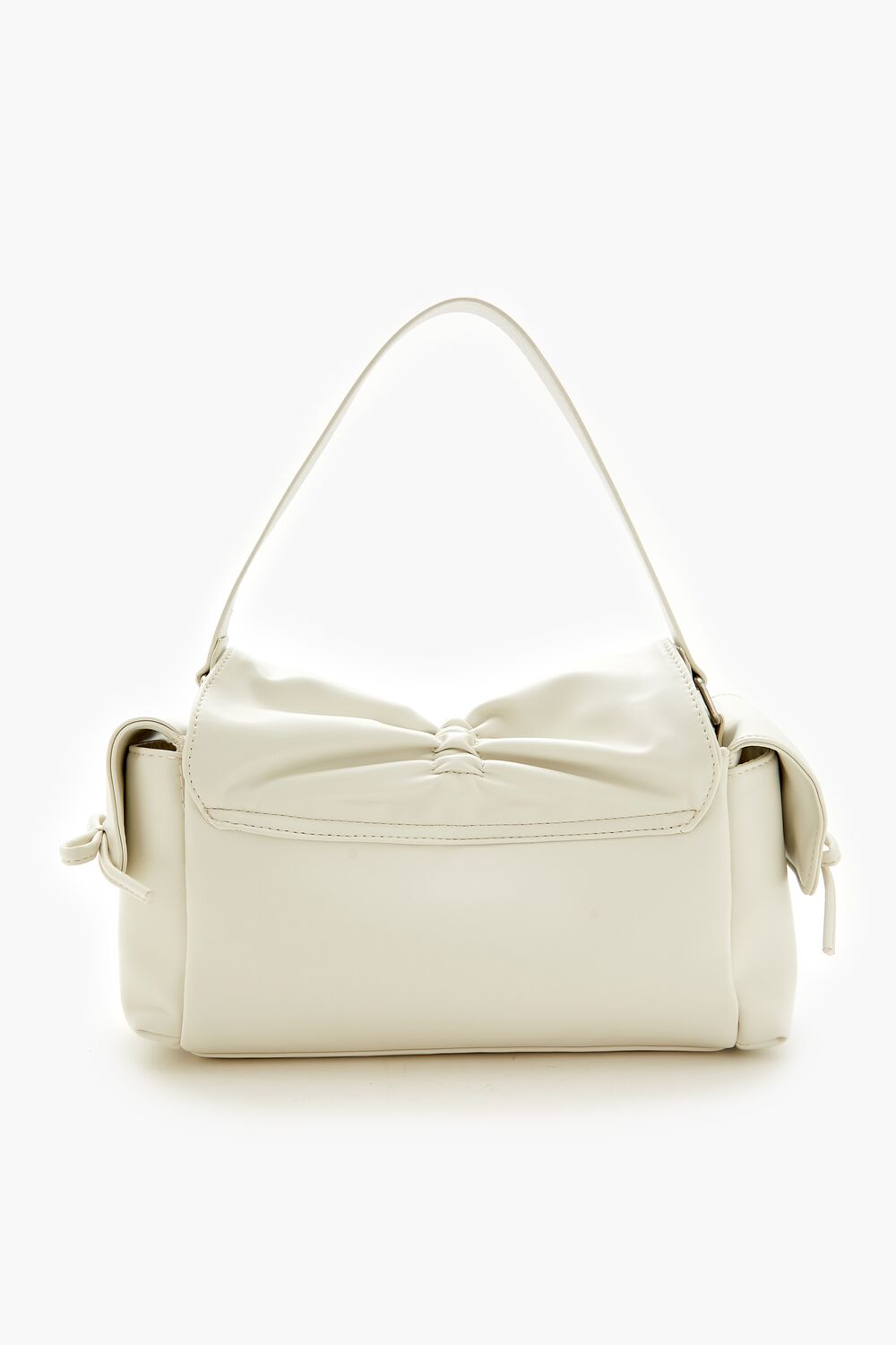 Ruched Bow Shoulder Bag-Feelings Star