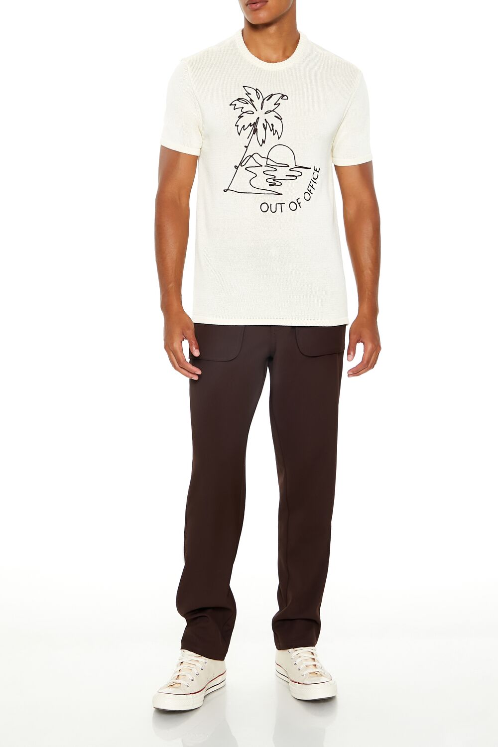 Studded Slim-Fit Mid-Rise Pants-Feelings Star