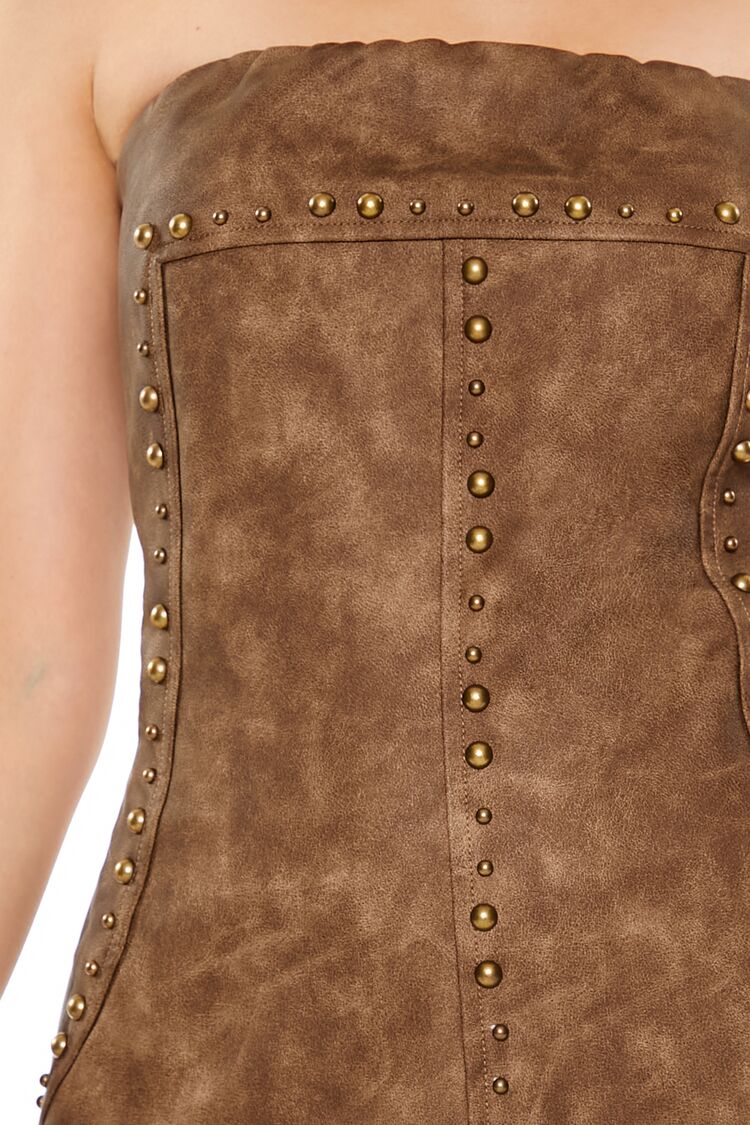 Studded Tube Mini Dress-Feelings Star