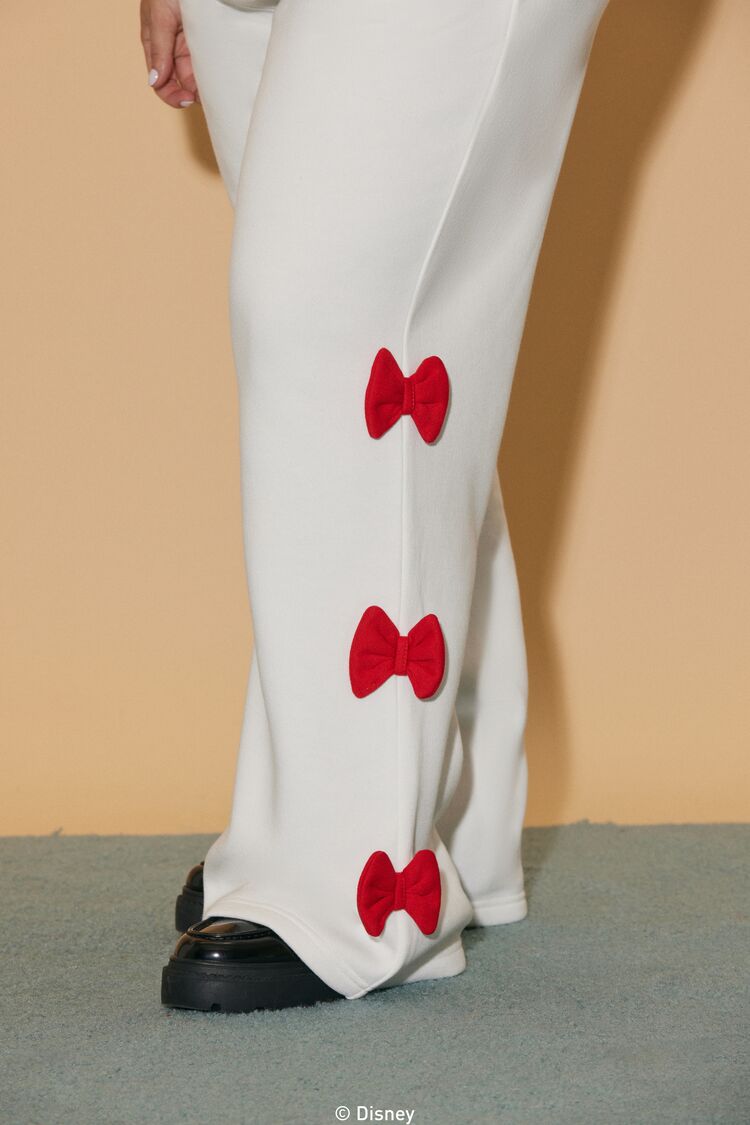 Plus Size Disney Minnie Mouse Bow Sweatpants-Feelings Star