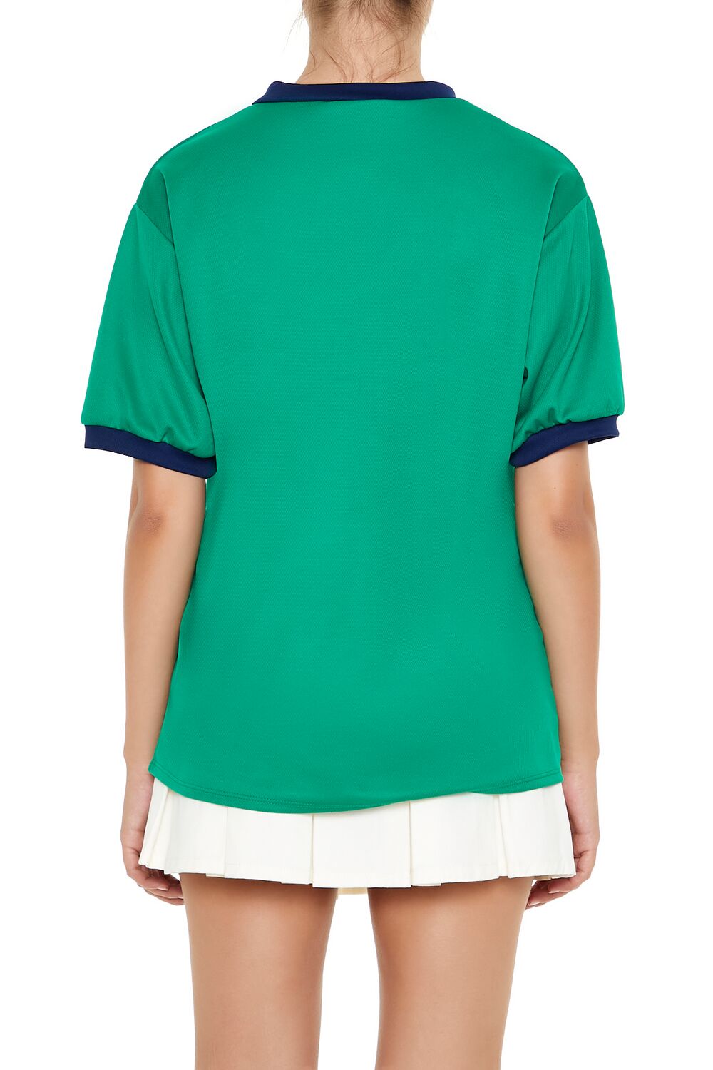 V-Neck Ringer Jersey-Feelings Star