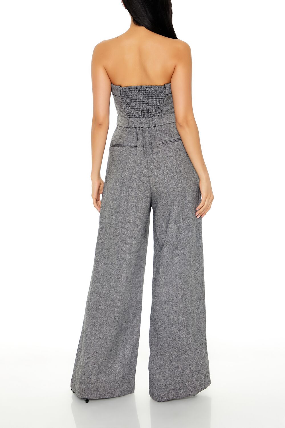 Strapless Wide-Leg Jumpsuit-Feelings Star
