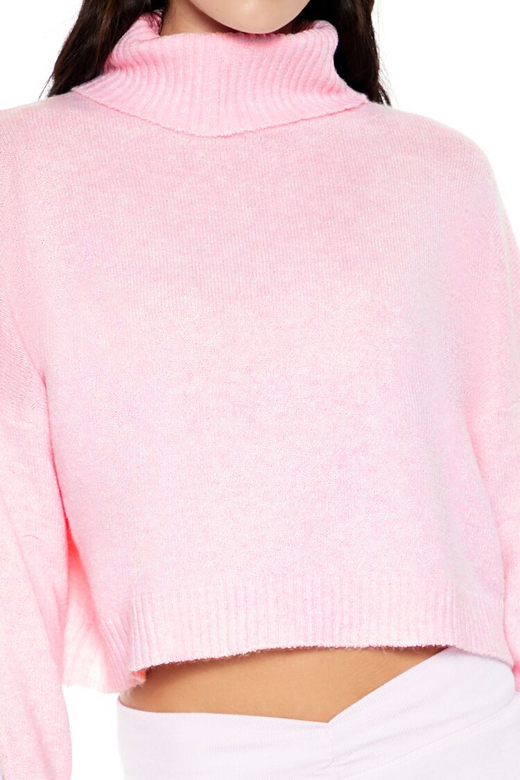 Turtleneck Drop-Sleeve Sweater-Feelings Star