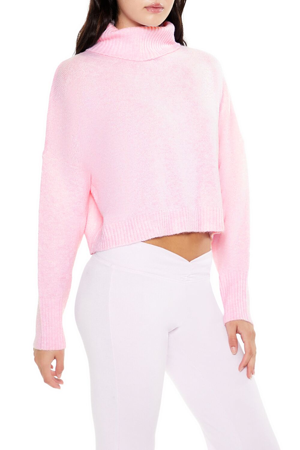 Turtleneck Drop-Sleeve Sweater-Feelings Star