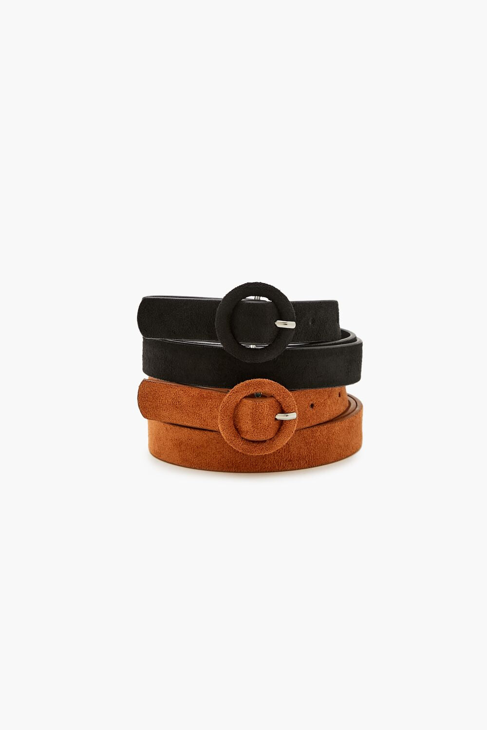 Thin Faux Suede Belt Set-Feelings Star
