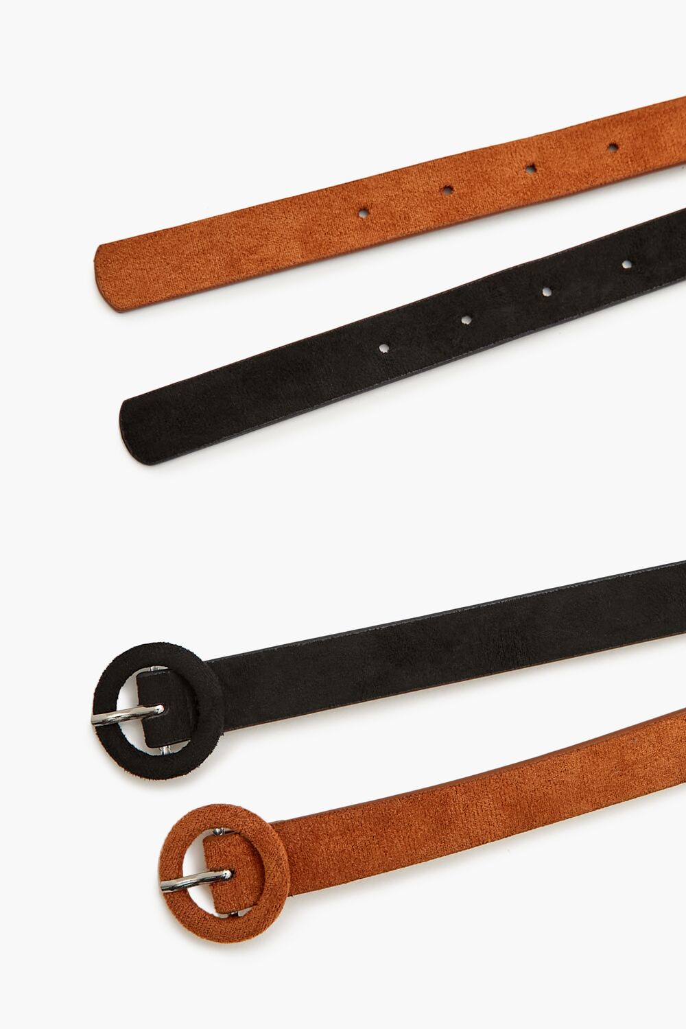 Thin Faux Suede Belt Set-Feelings Star